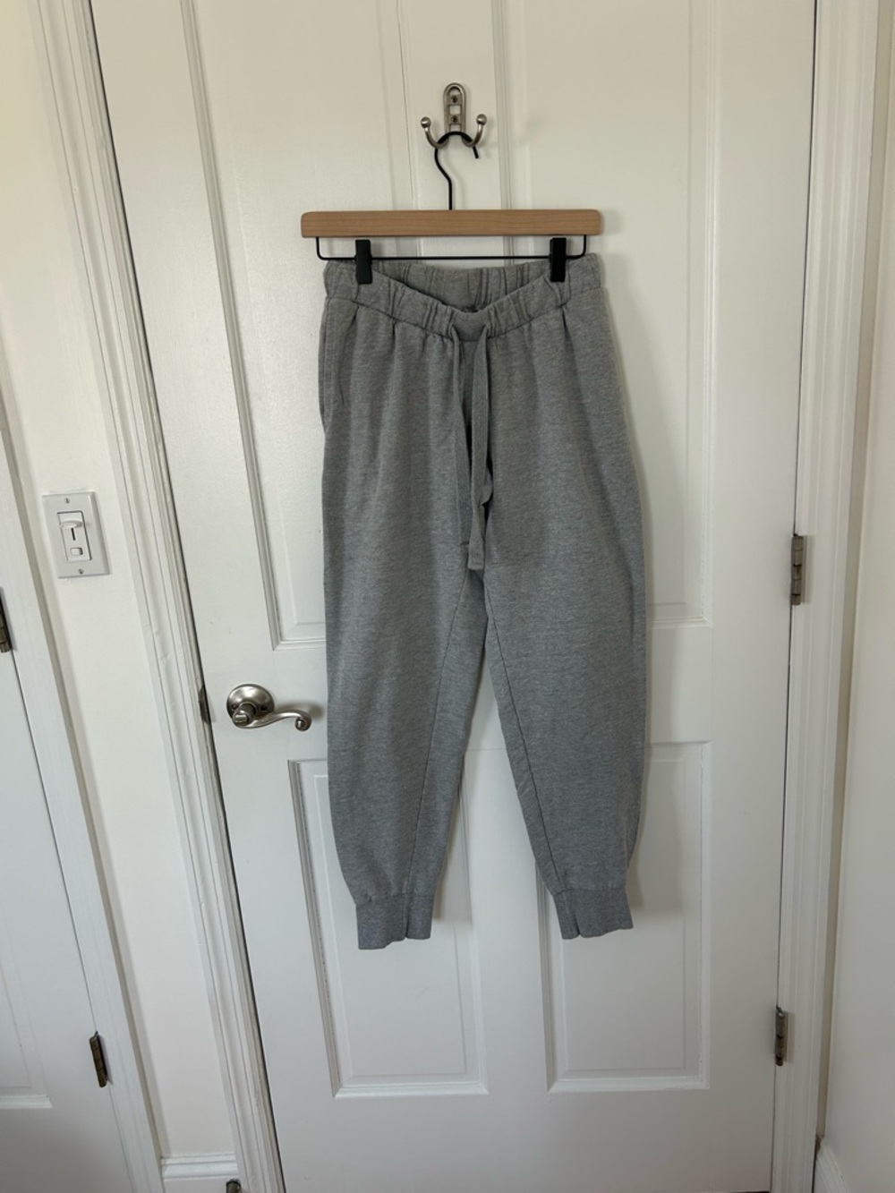 ASOS Maternity Light Gray Elastic Waist Joggers